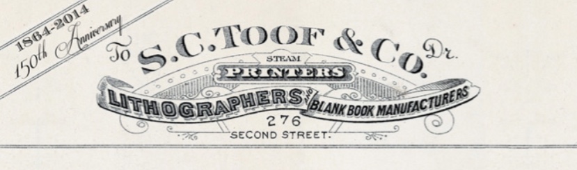 S.C. Toof letterhead